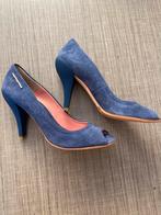 Pumps fornarino blauw suede/leer maat 38, Ophalen of Verzenden, Zo goed als nieuw, Blauw