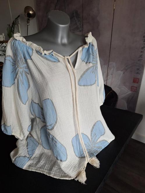 Nieuwe ruimvallende blouse 42 44 46 Mu Mu, Kleding | Dames, Blouses en Tunieken, Ophalen of Verzenden