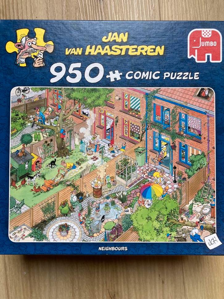 Jan van Haasteren legpuzzel De Buren 950 stukjes, Hobby en Vrije tijd, Denksport en Puzzels, Zo goed als nieuw, 500 t/m 1500 stukjes