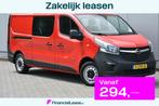 Opel Vivaro 1.6 CDTI L2H1 DC 6 Persoons Airco Navi Trekhaak, Auto's, Bestelauto's, Stof, Gebruikt, 2000 kg, Bedrijf