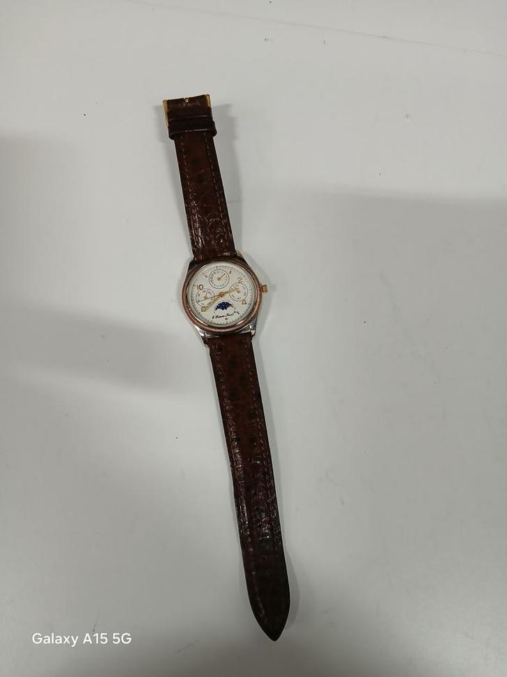 Stijlvolle Horloge.WD-026, Sieraden, Tassen en Uiterlijk, Horloges | Heren, Gebruikt, Polshorloge, Overige merken, Overige materialen