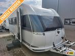 Hobby De Luxe Edition 460 LU Mover/Voortent/Fietsenrek, Rondzit, Hobby, Bedrijf, Schokbreker