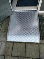 Aluminium oprijplaat scootmobiel 80x90cm, Ophalen, Gebruikt, Elektrische rolstoel