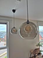 Hanglamp inclusief peertjes, Ophalen, Zo goed als nieuw, Glas, 75 cm of meer