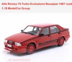 Alfa Romeo 75 Turbo Evoluzione 1:18 Modelauto, Verzenden, Zo goed als nieuw, Auto, Overige merken