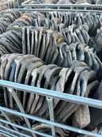 Blauw gesmoorde Boomse dakpannen, Doe-het-zelf en Verbouw, Dakpannen en Dakbedekking, Ophalen, Gebruikt, Steen of Klei, Blauw