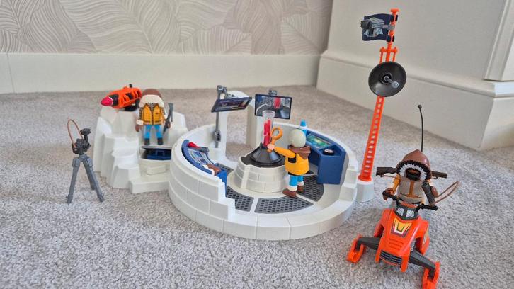 Playmobil 9055 Poolexpeditie Hoofdkwartier, Kinderen en Baby's, Speelgoed | Playmobil, Zo goed als nieuw, Ophalen of Verzenden