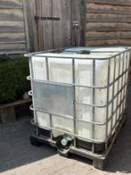 IBC container, Ophalen, Kunststof, Gebruikt, Met kraantje