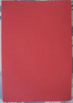 A4 vel knutsel foam rood., Ophalen of Verzenden, Nieuw, Materiaal