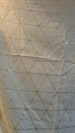 Gordijnen gebroken wit met goud 135-145 x4 en 1x135-260, Gebruikt, 100 tot 150 cm, 200 cm of meer, Wit