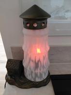 schemerlamp tafellamp Vuurtoren, Ophalen of Verzenden, Gebruikt, Overige materialen, Minder dan 50 cm