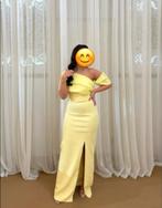 Feest jurk, Kleding | Dames, Jurken, Ophalen, Geel, Zo goed als nieuw, Maat 36 (S)