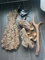 Terrarium kurk en lampen, Ophalen, Zo goed als nieuw