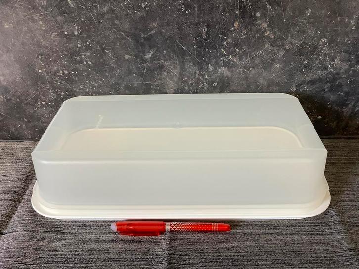 Tupperware Serveer-Legio Grote Doos voor Cake,Hapjes,Kaas ed, Huis en Inrichting, Keuken | Tupperware, Zo goed als nieuw, Ophalen of Verzenden