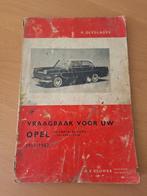 VRAAGBAAK - Opel 1953 - 1962, Ophalen of Verzenden, Gelezen, Opel
