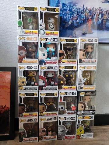 Star Wars Funko Pop Collectie - Individueel te Koop! beschikbaar voor biedingen