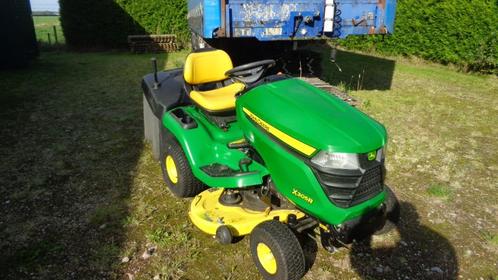 wegens inruil zgoh john deere x305r zitmaaier met vangbak, Tuin en Terras, Zitmaaiers, Gebruikt, 90 tot 120 cm, Elektrische starter