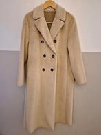 Zachte bont-achtige camel winterjas, ongevoerd., Kleding | Dames, Jassen | Winter, Ophalen of Verzenden, Zo goed als nieuw, Maat 38/40 (M)