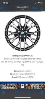 Nieuw in doos 20” originele BMW wielen F30, F31,F32 F33, F36, Auto-onderdelen, Banden en Velgen, Nieuw, Velg(en), Personenwagen