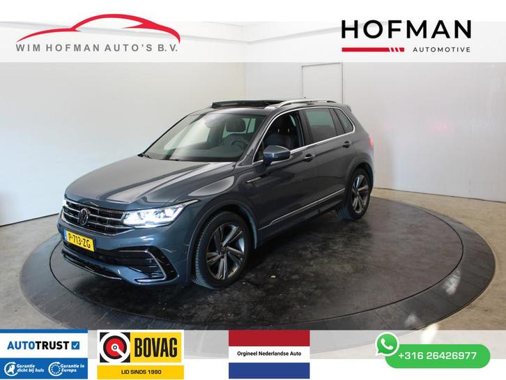 Volkswagen Tiguan 1.5 TSI R-Line EL Trekh+aKlep Panodak Virt, Auto's, Volkswagen, Bedrijf, Te koop, Tiguan, ABS, Achteruitrijcamera