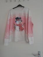 Leuke trui met sneeuwpop - Maat XL, Geen merk, Ophalen of Verzenden, Zo goed als nieuw, Maat 46/48 (XL) of groter