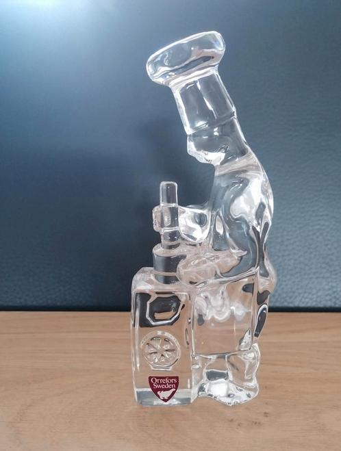 vollood kristallen handgemaakt beeldje van de chefkok., Antiek en Kunst, Antiek | Glas en Kristal, Ophalen of Verzenden