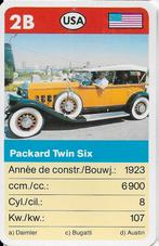 Kw4505 autokaartje 2b packard twin six, Ophalen of Verzenden, Zo goed als nieuw, Auto's