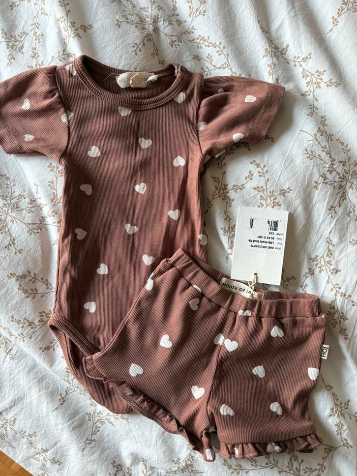 House of Jamie babysetje – maat 56/62, Kinderen en Baby's, Babykleding | Maat 56, Nieuw, Meisje, Setje, Ophalen of Verzenden