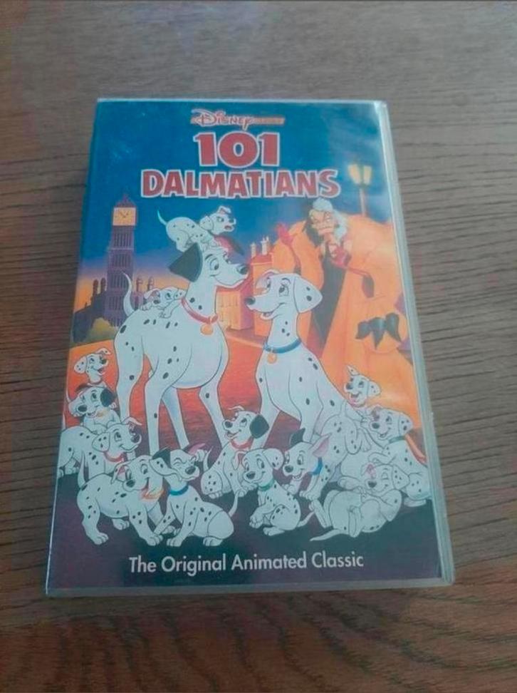 Disney Classic 101 Dalmatians videoband. Engels gesproken, Cd's en Dvd's, VHS | Kinderen en Jeugd, Gebruikt, Tekenfilms en Animatie