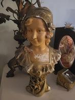 Antiek gipsen ornament plateau consooltje foto 1 en 2, Antiek en Kunst, Ophalen of Verzenden