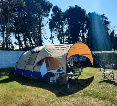 Vrijbuiter Phoenix met luifel 4pers katoenen tent, Caravans en Kamperen, Tenten, tot en met 4, Gebruikt, Ophalen