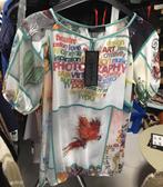 Nieuwe dames trui blouse geisha doorzichtig multicolour s/36, Ophalen of Verzenden, Nieuw, Maat 36 (S), Lange mouw