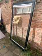 Hardhouten kozijn met dubbelglas, Doe-het-zelf en Verbouw, Ophalen, Gevelraam of Ruit, Gebruikt, 80 tot 120 cm
