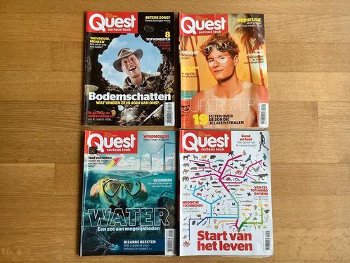 4 bijna nieuwe Quest Magazines nrs. 7, 8, 9 en 10 uit 2024., Boeken, Tijdschriften en Kranten, Zo goed als nieuw, Wetenschap en Natuur