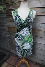 Jurk groen/ zwart Dass & Co mt S/M Vaste prijs, Kleding | Dames, Ophalen of Verzenden, Zo goed als nieuw, Dass & CO, Maat 36 (S)