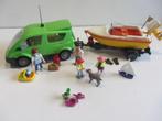 Playmobil Gezinsauto met speedboot   op vakantie  4144, Ophalen of Verzenden, Gebruikt, Los playmobil