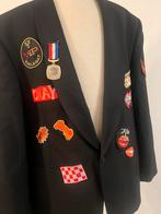 Carnavalsjas Kielegat Breda XL met emblemen, Ophalen of Verzenden, Zo goed als nieuw, Maat 56/58 (XL)