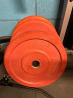 Bumper plates, Sport en Fitness, Fitnessmaterialen, Ophalen, Gebruikt