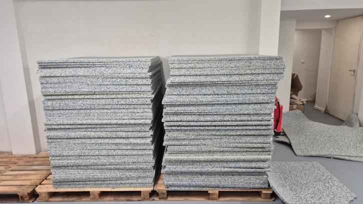 Polypress Platen 100x100x2 cm SG 140, Huis en Inrichting, Stoffering | Vloerbedekking, Nieuw, Overige typen, Grijs, minder dan 10 m²