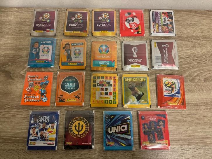 Panini Voetbal zakjes bundels, Verzamelen, Sportartikelen en Voetbal, Zo goed als nieuw, Poster, Plaatje of Sticker, Ajax, Ophalen of Verzenden