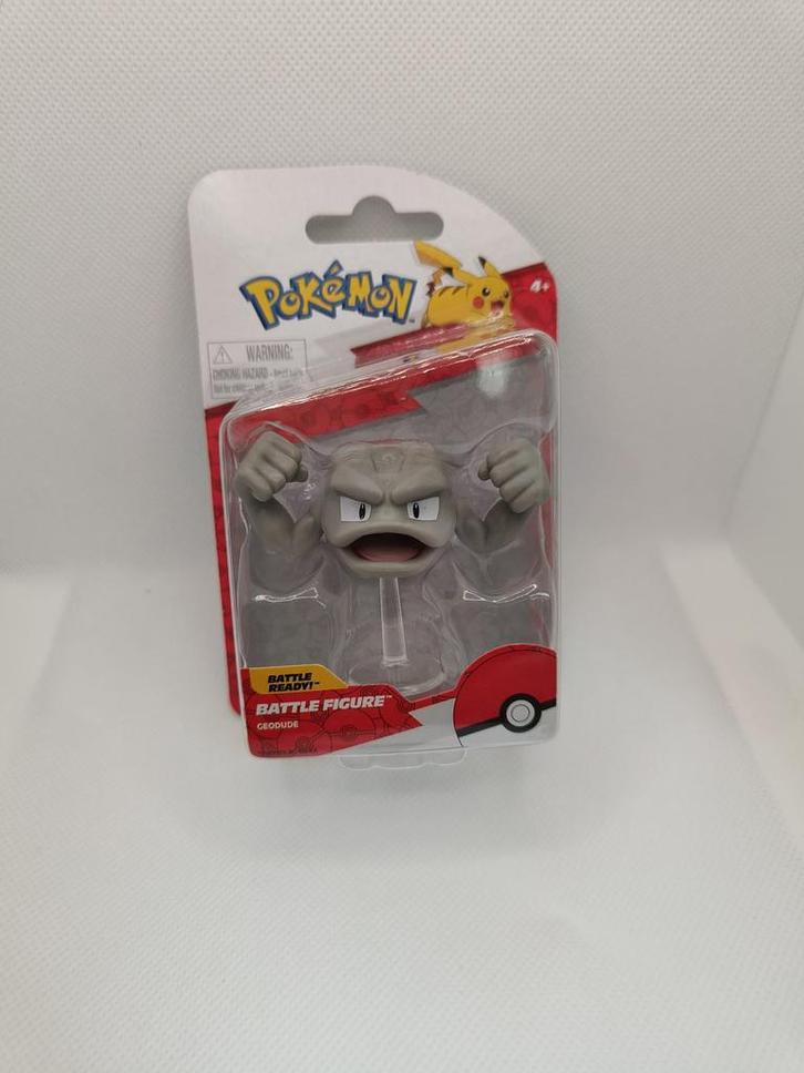 Pokémon Geodude Battle Figure - Nieuw in verpakking!, Verzamelen, Poppetjes en Figuurtjes, Nieuw, Ophalen of Verzenden