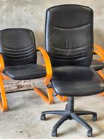 3 vintage senator stoelen vergaderstoel bureaustoel setprijs, Ophalen, Zwart, Zo goed als nieuw, Bureaustoel