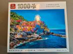 King Puzzel Manarola, Liguria, Italy - 1000 stukjes, Hobby en Vrije tijd, Ophalen, 500 t/m 1500 stukjes, Zo goed als nieuw