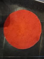 Rode Ronde Tapijt, Gebruikt, 50 tot 100 cm, Rond, Modern
