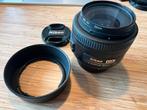 Nikon AF-S NIKKOR 35mm f/1.8G DX Prime Lens, incl UV Filter, Ophalen of Verzenden, Zo goed als nieuw, Standaardlens