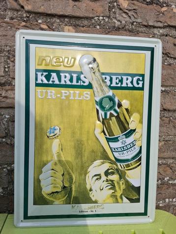 Reclamebord Karlsberg beschikbaar voor biedingen