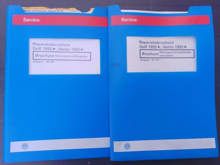 Werkplaatsboeken VW Golf 3 + GTi  VR6 Carrosseriewerkzaamhed, Boeken, Auto's | Boeken, Gelezen, Volkswagen, Ophalen of Verzenden