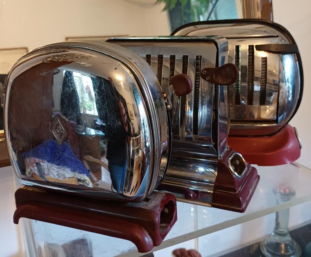 Vintage Broodroosters - Unieke Stukken, Antiek en Kunst, Ophalen