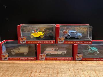Robbedoes & Kwabbernoot autootjes 1:43 beschikbaar voor biedingen