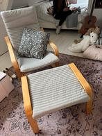 Poang stoel ( zonder voetenbankje), Huis en Inrichting, Stoelen, Ophalen of Verzenden, Gebruikt, Grijs, Eén